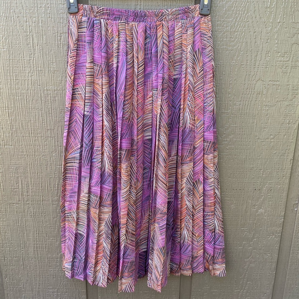 Vintage Toni Todd High Waist Pleated Skirt Size M